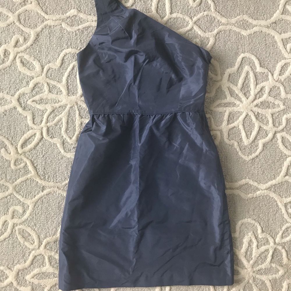 Jcrew one shoulder dress